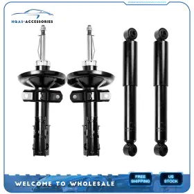 Hq808728a01 Hqas-accessories Front Rear Shocks Absorbers Suspension Strut Full Set For 03-07 Saturn Ion 2.2l