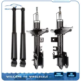 Hq80807301as Hqas Front Rear Shocks Struts For 2002-2003 Qx4 Base 3.5l V6 4wd