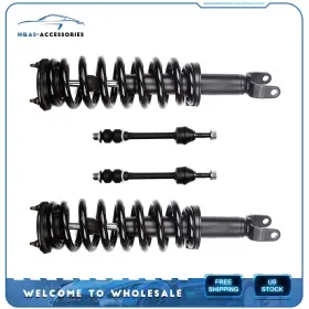Hq82401801as Hqas Front Complete Strut Sway Bar Link Kit For Dodge Ram 1500 2006-2008 4wd