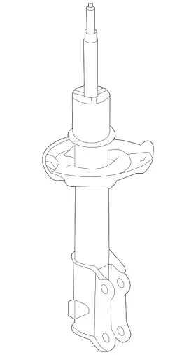 54651-k2000 Hyundai Genuine Suspension Strut