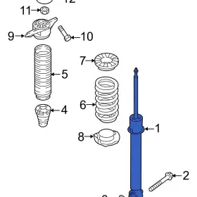 55307n9200 Hyundai Oe For Tucson 2022-2024 Rear Suspension Shock Absorber