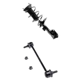 Bndl-104591 Id Select For Mazda 3 14-18 Complete Strut Assembly And Stabilizer Bar Link Kit Front