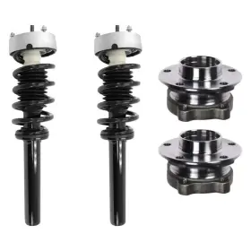 Bndl-11097-00010395 Id Select For Bmw X5 14-16 Front Complete Strut Assemblies And Wheel Hub Assembly Kit