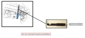 526.am8622 Jeep Right Rear Shock Absorber Oem 2022 Cherokee
