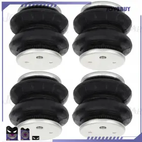 10879534 Joy2buy 4x Air Suspension Spring Bags For 1/2 Inch 3/8 Npt Port Firestone 224c 2600 Lbs