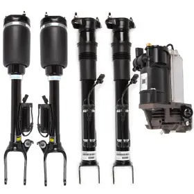 12391937 Joy2buy 2x Air Suspension Shocks 2 Shock 1pc Compressor Pump F/r For Mercedes Gl450