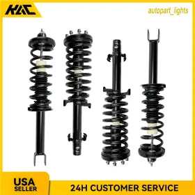 172563 Kac 182563 Set Of 4 Front Rear Complete Shock Struts For Honda Accord 2.4l 3.5l 2008-2012