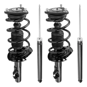 295522 Kac 4pcs Rear Shock Absorber Front Complete Strut Assembly For 2013-2018 Ford Focus