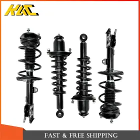 Adv525925 Kac 4pcs Front Rear Struts With Coil Spring Assembly For 2009-2013 Toyota Corolla 1.8l