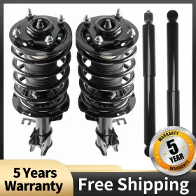 Gf0hj1451 Kac Front Struts With Coil Spring Rear Shock Absorbers For Ford Escape Mazda Tribute