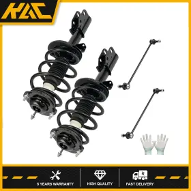 Kx4saa22h00-dy Kac For 09-12 Chevy Enclave Acadia Traverse Front Struts Assembly With Sway Bar Links Kx4saa22h00-dy Kac For 09-12 Chevy Enclave Acadia Traverse Front Struts Assembly With Sway Bar Links