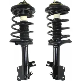 Karparts360 197301721984 For Nissan Maxima Strut 2002 2003 Driver And Passenger Front With Coil Spring Black