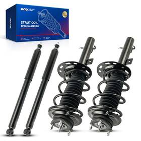 Kax 1221saa19t2us Struts For Ford Focus 08-11 Front And Rear 4pcs 2008-2011 Shocks Quick Complete