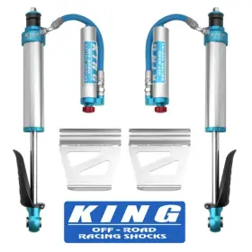 25001-125a King Shocks 2 2.5 Rear Reservoir W Adjs - 0-1 Inch Lift For 2010-2024 Toyota 4runner