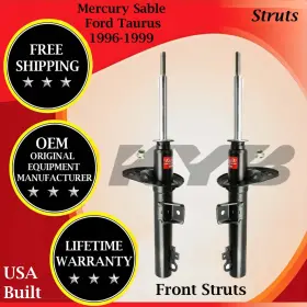 334168 Kyb Oem Front Struts For 1996-1999 Ford Taurus/mercury Sable Lifetime Warranty