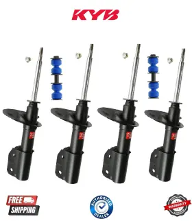 334228-334227-ms508220 Kyb Complete Front And Rear Strut With Sway Bar For 00-05 Chevy Monte Carlo Buick Pontiac