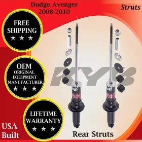 340068 Kyb Genuine Oem Rear Struts For 2008-2010 Dodge Avenger Lifetime Warranty