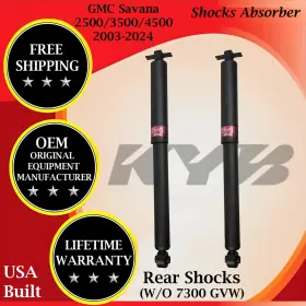 349009 Kyb Oem Rear Shocks For 2003-2024 Gmc Savana 2500/3500/4500 Lifetime Warranty