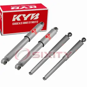 C256 Kyb 53-8 4 Pc Gas-a-just Front Rear Shock Absorber For Gmc V2500 Suburban Fd