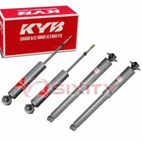 C455 Kyb 28-58 4 Pc Gas-a-just Front Rear Shock Absorber For Pontiac Tempest 1968-1970 Fz