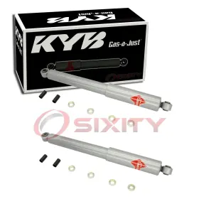 Kyb Gas-a-just C166 31-24 2 Pc Rear Shock Absorbers For 1967-1970 Gmc G15 G1500 Van Lm