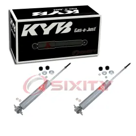 C252 Kyb Gas-a-just 55-34 2 Pc Rear Shock Absorbers For 1984-1985 Mercedes-benz 500sec Kc
