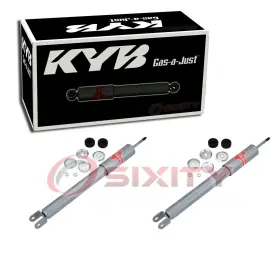 C271 Kyb Gas-a-just 59-58 2 Pc Front Shock Absorbers For 1994-1997 Jaguar Xj6 Spring Km