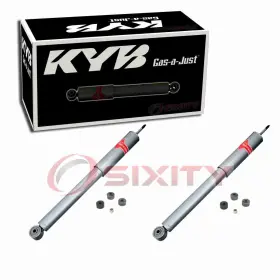 Sx-7q1b Kyb Gas-a-just 2 Pc Rear Shock Absorbers For 2000-2006 Toyota Tundra Spring Do