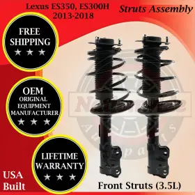 Sr4395 Kyb Oem Front Struts Assembly For 2013-2018 Lexus Es350/es300h Lifetime Warranty Sr4395 Kyb Oem Front Struts Assembly For 2013-2018 Lexus Es350/es300h Lifetime Warranty