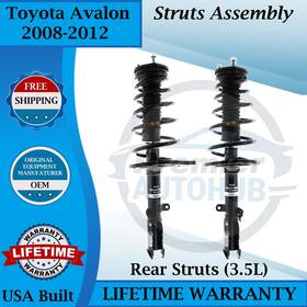 Kyb Sr4412 Oem Rear Struts Assembly For 2008-2012 Toyota Avalon 3.5l Lifetime Warranty