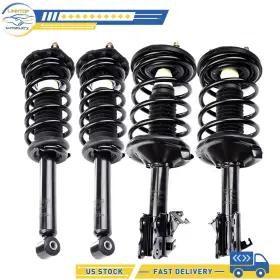 L070939top Linktop Complete Struts Fits 2002-2003 Nissan Maxima 4pcs And Coil Springs Quickly Install