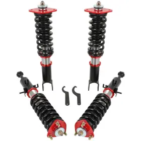 12435170 Luxfineparts Front Rear Coilovers Suspension Kits Fits 2009-2020 Nissan 370z Z34