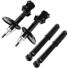 Luxfineparts 12491439 Front Rear Struts Shocks For 2006-2012 Toyota Rav4 Left Right
