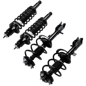 12511215 Luxfineparts 4pcs Front Rear Complete Struts For 2007-12 Dodge Caliber Left Right