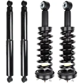 12511250 Luxfineparts 4pc Kit Front Struts Assembly And Rear Shock Absorber For Ford F150 Mark Lt Rwd