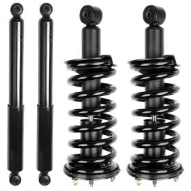 12511263 Luxfineparts 4pc Kit Front Struts Assembly And Rear Shock Absorber For 04-13 Nissan Titan