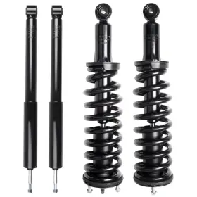 12511277 Luxfineparts 4pc Kit Front Struts Assembly And Rear Shock Absorber For 2001-07 Toyota Sequoia
