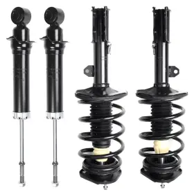 12511288 Luxfineparts 4pc Kit Front Struts Assembly And Rear Shock Absorber For 2003-06 Pontiac Vibe Awd