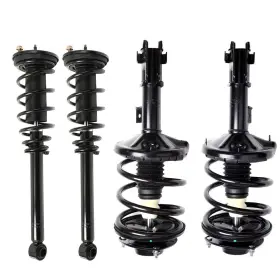 12511314 Luxfineparts 4pcs Front Rear Complete Struts For 03-04 Mitsubishi Eclipse