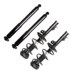 12511386 Luxfineparts 4pc Kit Front Struts Assembly And Rear Shock Absorber For Nissan Rogue 2012-2015