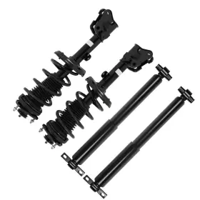 12511423 Luxfineparts 4pc Kit Front Struts Assembly And Rear Shock Absorber For 2009-15 Honda Pilot