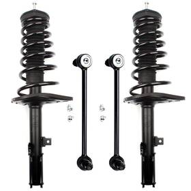 Luxfineparts 13445371 Complete Rear Struts Assembly Sway Bar End Links For Toyota Avalon 2006-2012