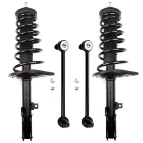 13445371 Luxfineparts Complete Rear Struts Assembly Sway Bar End Links For Toyota Avalon 2006-2012