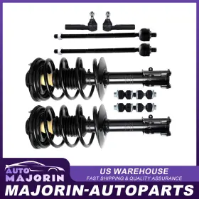 Ma820161j01 Majorin-autoparts Front For 01-10 Chrysler Pt Cruiser Exc Turbo With Tie Rod Sway Bar Link Struts Kit