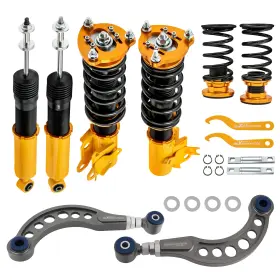 079hrm Maxpeedingrods Coilovers Struts Rear Adjustable Upper Camber Arm Kit For Honda Civic 2006-11
