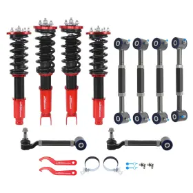 09kw7e Maxpeedingrods Coilovers Rear Camber Toe Arm Kit For Honda Accord 08-12