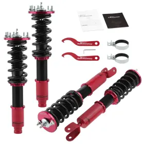 0ilve7 Maxpeedingrods Coilovers 24-way Damper Suspension Kit For Honda Accord 2008-12 Acura Tsx 09-14