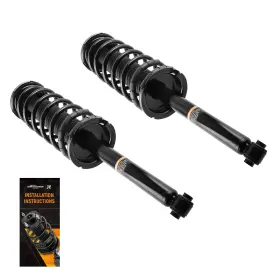 1336312 Maxpeedingrods 2pcs Rear Complete Struts With Coil Spring For 1998-2002 Honda Accord 171299
