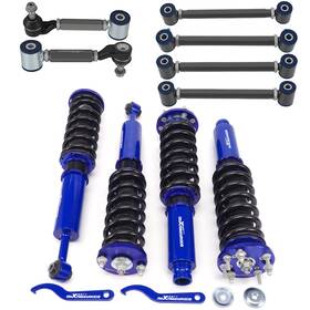 Maxpeedingrods 2-door Cm7/cm8 2003-2007 Adjustable Coilovers And Rear Camber Arm Kit For Honda Accord 03-07