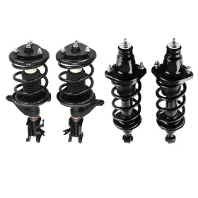 3fblep Maxpeedingrods 4pcs Front Rear Struts With Spring Assembly For 2003 2004 2005 Honda Civic 1.7l
